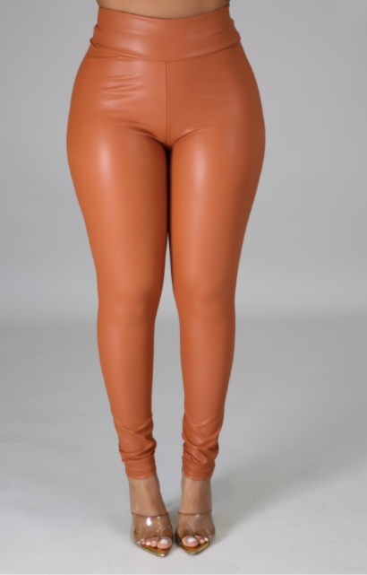 Nice for what Faux Leather Leggings